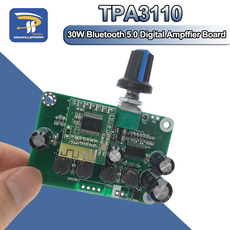 TPA3110 2x30W Bluetooth 4.2 Digital Stereo Audio Power Amplifier Board DIY G3EAT 