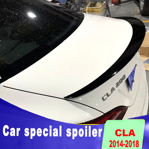 high quality streamline spoilers for benz CLA W117 CLA200 CLA220 CAL260 rear trunk wing spoiler by 2013 to 2022 + up ► Photo 1/6