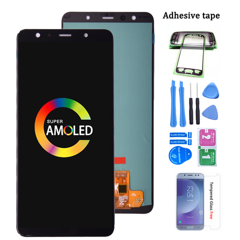 Super Amoled For Samsung Galaxy A7 2022 A750 SM-A750F LCD Display with Touch Screen Digitizer Assembly For Samsung A750 LCD ► Photo 1/6