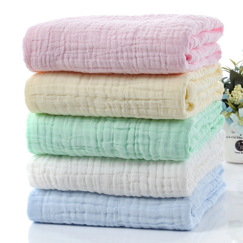 Baby Muslin Squares Diaper Muslin Swaddle Bamboo Baby Blanket Newborn Baby Swaddle Wrap Baby Blankets Newborn Cotton Manta Bebe ► Photo 1/6