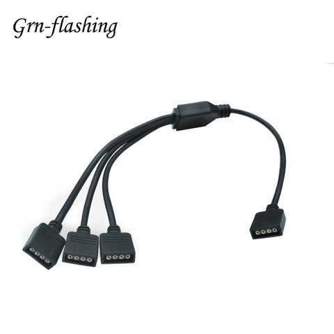 1 To 1 2 3 4 5 Splitter 4 Pin RGB Connector Power Cable 5V 4-pin Female Wire for 2835 5050 RGB Led strip TV backlight Tape Light ► Photo 1/6