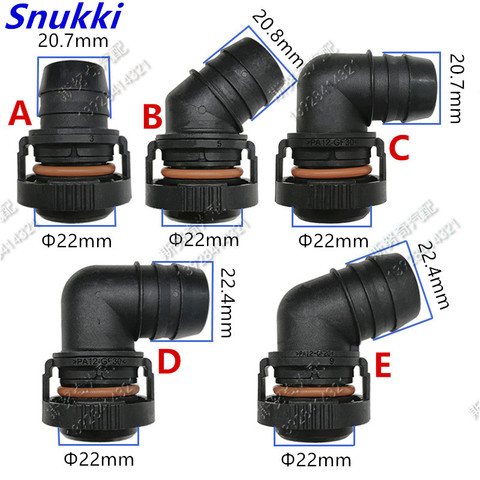 22mm ID18 ID20 exhaust pipe connector plastic exhaust tube fittings 2pcs a lot ► Photo 1/6