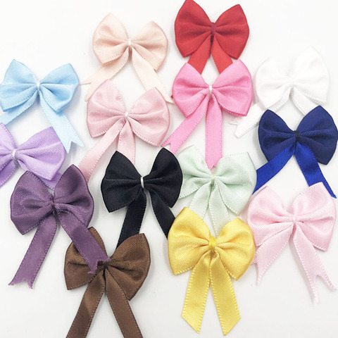 40pcs Satin Ribbon Bows Flowers Wedding Appliques DIY Craft U pick B044 ► Photo 1/1