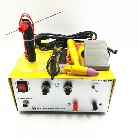 80A  Spot Welding Hand  Held Pulse Spot Welder Welding Machine Welding Machine Gold And Silver Jewelry Processing ► Photo 1/4