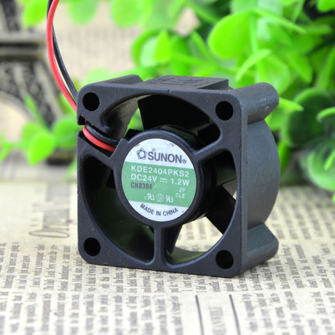 KDE2404PKS2  Used For Sunon DC 24V 1.2W 40mm Cooling Fan 4020 2 Wire Magnetic Bearing HYPRO ► Photo 1/5