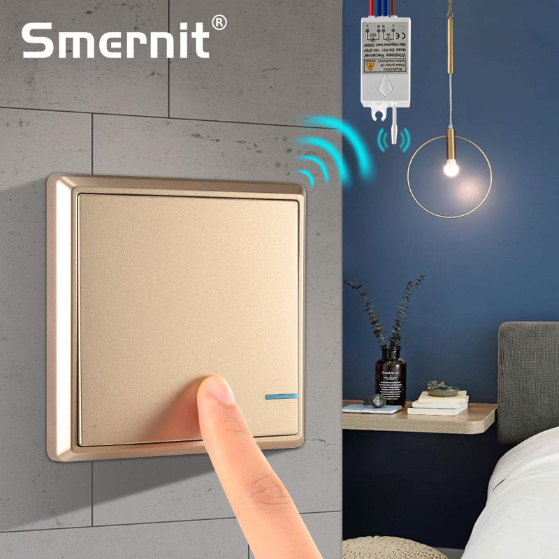 Remote Control Wireless Light Switch with Tiny Relay Module 2500W Magnetic Wall  Switch or Be Portable 200m Range Easy to Install - AliExpress