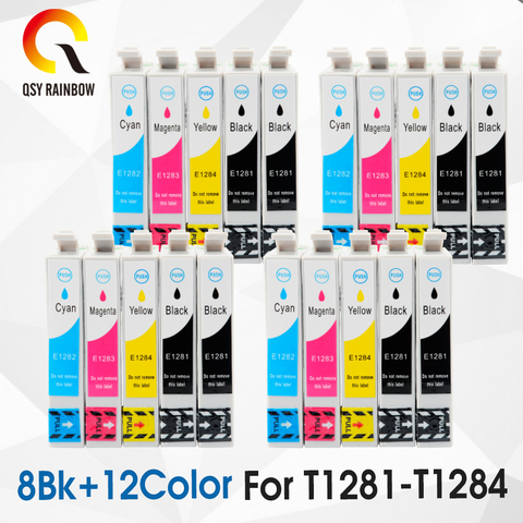 For Epson T1281 Compatible ink Cartridge For EPSON Stylus S22 SX125 SX130 SX230 SX235W SX420W SX425W SX430W SX435W Printer Ink ► Photo 1/6