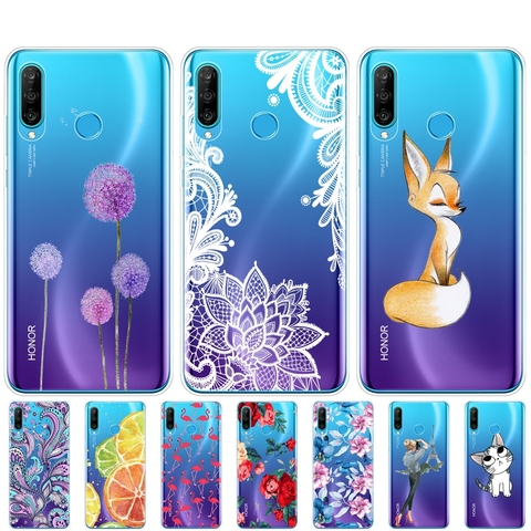 for honor 20 lite phone case on huawei honor 20 lite back cover bumper etui coque silicone tpu shockproof russian version ► Photo 1/6