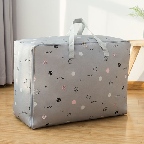 Printing Blanket Storage Bag  Folding Closet Organizer Large-Capacity Travel Package Bag Dustproof Organizer For Clothes Bag ► Photo 1/6