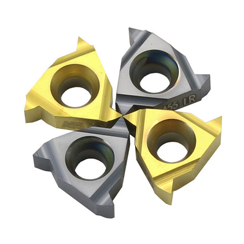 10pc 11IR A60 A55 Carbide Threaded Insert Steel Parts Thread Turning Tool Blade for SNR Bar CNC Lathe ► Photo 1/5