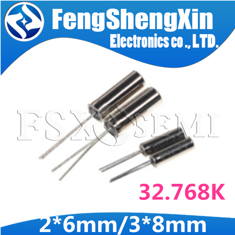 10pcs  32.768KHz 32768Hz 3x8 Crystal Oscillator 3*8mm 2*6 2x6mm quartz crystal unit ► Photo 1/1