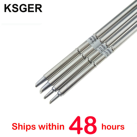 KSGER T12 Soldering Iron Tips T12-BCM2 T12-BCM3 For STC OLED STM32 OLED T12 Temperature Controller ► Photo 1/6