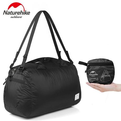 Naturehike  32L Ultralight Folding 20D Silicon Waterproof Bag Travel Bags Camping Unisex Shoulder Bag Outdoor Tourist Backpack ► Photo 1/6