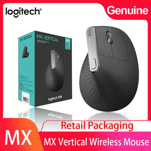 Logitech MX Vertical Bluetooth Wireless Ergonomic Mouse With Logitech FLOW 2.4GHz USB Nano For Overwatch DOTA PUBG LOL Mouse Gam ► Photo 1/6