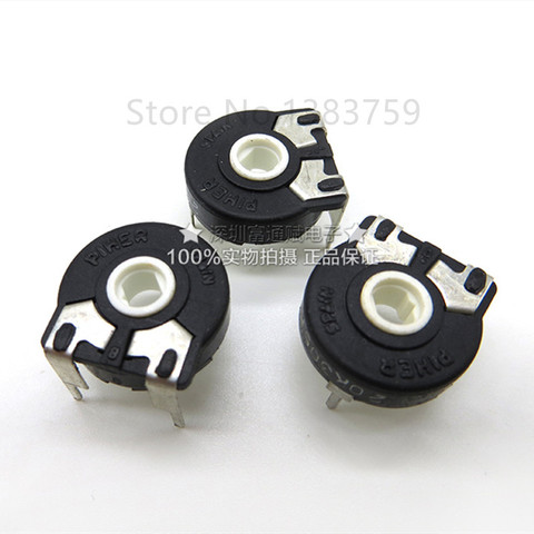 5pcs Potentiometer PT15NV15-103 Horizontal 10K Adjustable Resistance PT15 ► Photo 1/2