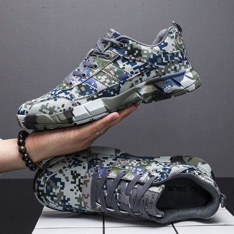 Type Desert Jungle Digital Camouflage Training Shoes Men Military Training Non-Slip High Wear-Resistant Labor Protection Shoes ► Photo 1/5