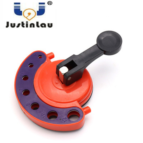 JUSTINLAU 4-12mm Adjustable Diamond Drill Bit Tile Glass Hole Saw Core Bit Guide With Vacuum Base Sucker Tile Glass openings ► Photo 1/5