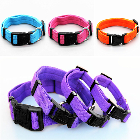 dadugo Pet dog collars adjustable clip buckle dog collars nylon dog head collars s/m/L/xl size 6 colors drop shipping ► Photo 1/6