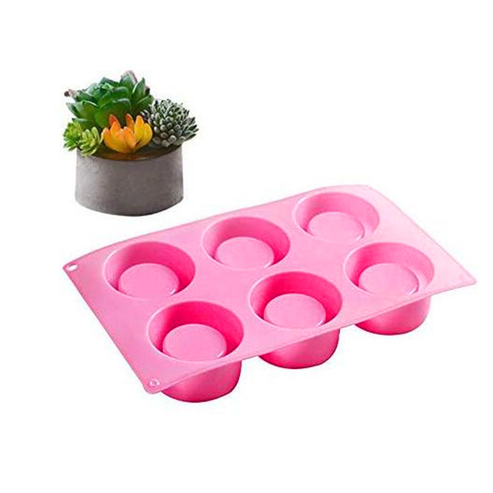 Set of 2 QELEG Silicone Extra 4 Cup Texas Muffin Pans and Cupcake Maker Molds 