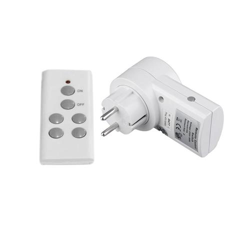 Wireless Remote Control Home House Power Outlet Light Switch Socket 1 Remote EU Connector Plug BH9938-1 DC 12V ► Photo 1/6