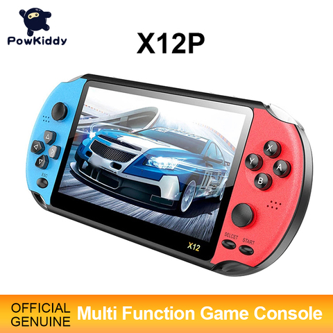 Powkiddy X12p Handheld Game Console 8G 32/64/128 Bit HD Color LCD Screen 3000+ Games Kid Video Retro Portable Game Player on TV ► Photo 1/6