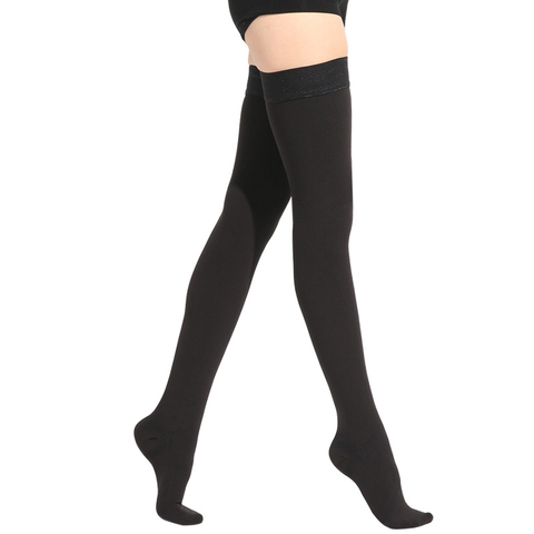 23~32mmHg Men and Woman Thigh High Medical Compression Stockings for Varicose Veins ► Photo 1/6