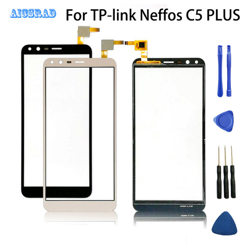 5.34 inch For TP-LINK NEFFOS C5 PLUS Touch Screen Glass 100% Guarantee Original tested Glass Panel Touch Screen For c5 plus ► Photo 1/6