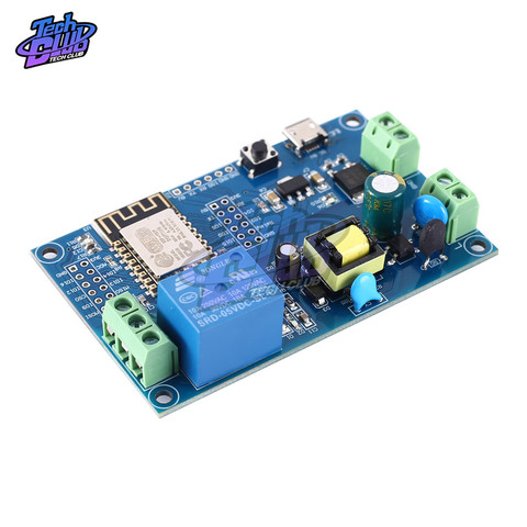 AC 220V DC 12V ESP8266 WIFI Single  Relay Module esp8266 ESP-12F AC/DC UART Development board Remote Control Smart Home ► Photo 1/6