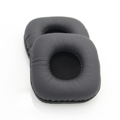 A Pair Of Soft PU Leather Replacement Ear Pads For Marshall Major For Over-Ear Headphones Square Shaped Earpads Black Eh# ► Photo 1/6