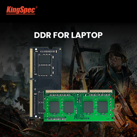 KingSpec memoria ram ddr4 4GB 8GB 16GB 2400MHz RAM for Laptop Notebook Memoria RAM DDR4 1.2V Laptop RAM ► Photo 1/6