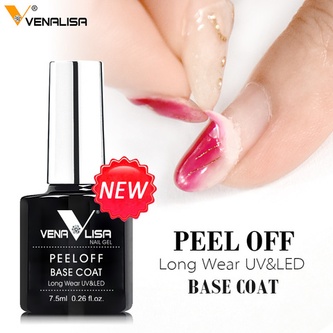 VENALISA New Arrival Easy Peel Off Water Base Coat Long Wear Tempered Nowipe Top Coat Basic Nail Gel Polish Enamel Varnish gels ► Photo 1/6