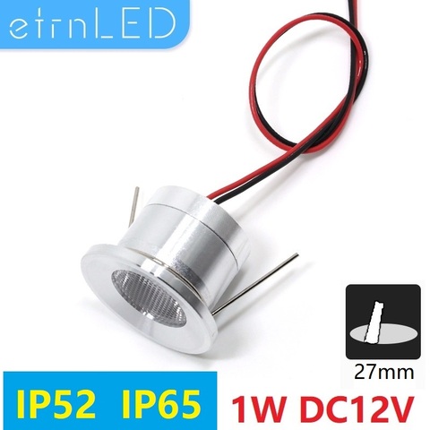 etrnLED Small Led Spot Light Outdoor 12V 1W Recessed Ceiling Focus Bath Sauna Kitchen Cabinet Verander Interior Lamp Waterproof ► Photo 1/6