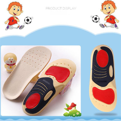 1Pair Kids Orthotic Arch Support Insoles Children Sport Insole Breathable Running Shoe Pad Soy Fiber Feet Care Inserts Pad ► Photo 1/6