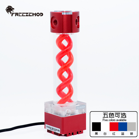 FREEZEMOD computer cooling pc water cooler RGB light aura pump water tank PWM speed control head 4 meters flow 800L. PUB-FS6MB ► Photo 1/5