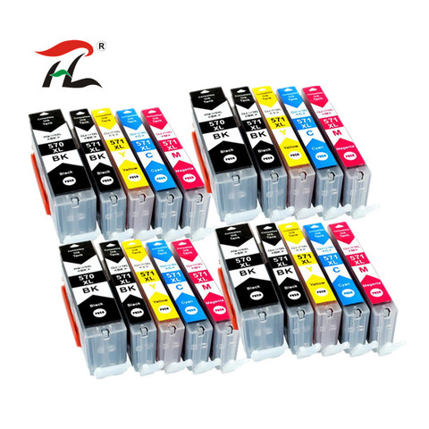 pgi-570xl PGI570 570xl PGI-570 CLI-571 Compatible Ink Cartridge For Canon PIXMA MG5750 MG5751 MG5752 MG5753 MG6850 printer ► Photo 1/6