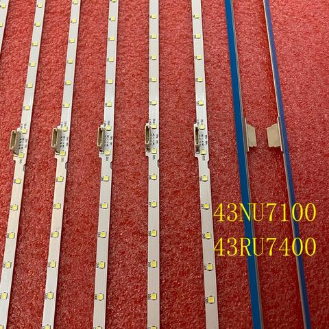 10pcs LED backlight strip for Samsung 43NU7100 UN43NU7100G UN43NU7100 UE43NU7100 UE43NU7120 UE43NU7170 UN43RU7400 BN61-15482A ► Photo 1/1