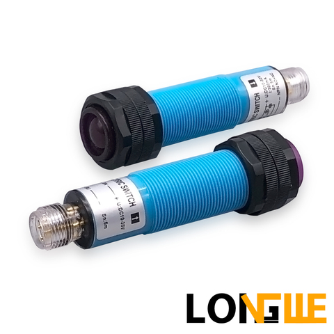 M18 5m Cylindrical plug-in sensor Through-beam Photo electric Proximity Switch LONGWE ► Photo 1/5