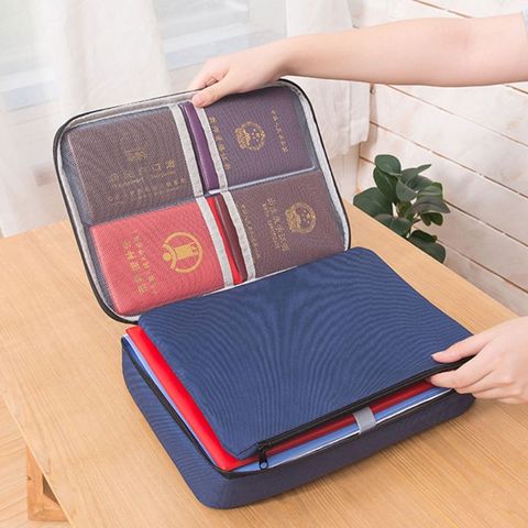 Document Ticket Storage Bag Waterproof Large Capacity for Home Office Travel 35 x 6 x 27cm ► Photo 1/6