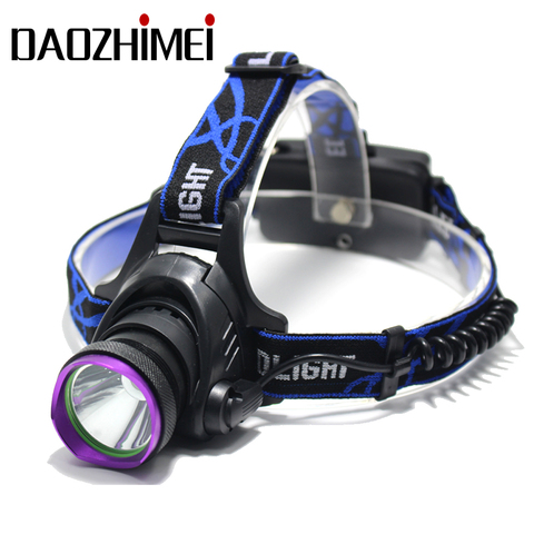 5000 Lumens XM-L T6 LED Headlamp Waterproof Hunting  Headlight Fishing Flashlight Head Lamp Light + Car Charger + Charger ► Photo 1/6