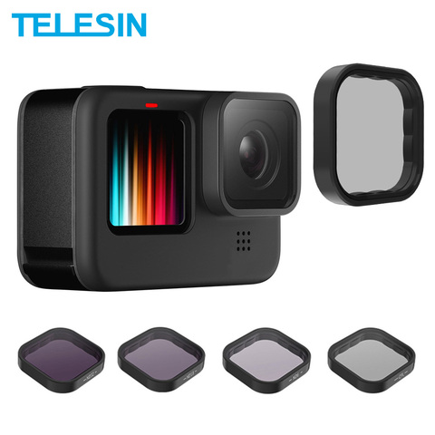 TELESIN ND8 ND16 ND32 CPL Lens Filter Set Aluminium Alloy Frame for GoPro Hero 9 Action Camera ND CPL Lens Accessoreis ► Photo 1/6