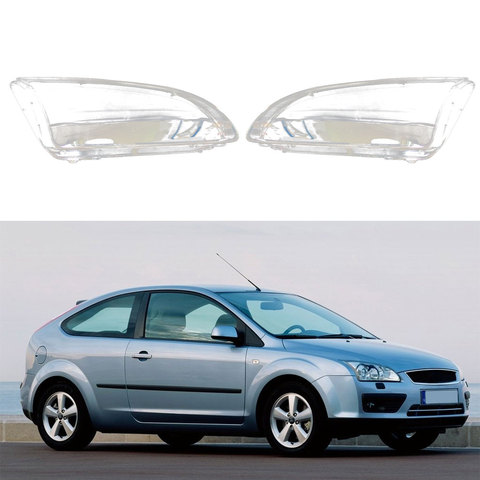 Car Headlight Clear Lens Cover Lampshade Transparent Car Head Lamps Cover Glass Shell For Focus 2008-2005 ► Photo 1/6