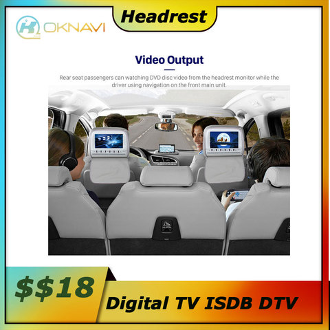 Car Buit IN Headrest Function Video Out Not Send A Separate Module For Function Link Digital TV ISDB DTV ► Photo 1/4