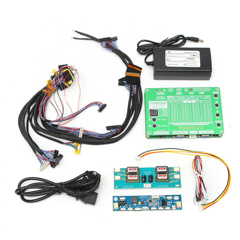 New Laptop LCD/LED Test  Screen Tester+ 14PCS Lvds Cables + Inverter Tool Kit Panel ► Photo 1/3