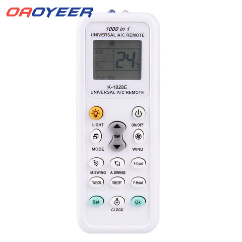Oaoyeer Universal 1000 in 1 K-1028E LCD Low Power Consumption Air Condition  A/C Remote Control Controller ► Photo 1/6