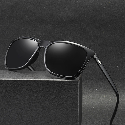 ZXWLYXGX Brand Design Polarized Sunglasses Men Driver Shades Male Retro Vintage Sun Glasses Men Spuare Mirror UV400 Oculos ► Photo 1/6
