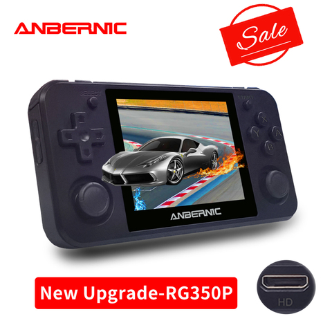 ANBERNIC RG350P Retro game Upgrade version 64Bit Emulator video game consoles HDMI handheld game players RG350P PS1 RG350 ► Photo 1/6