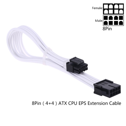 Sleeve Extension Power Supply Cable 24-pin A TX/EPS/8-pin PCI-E GPU/8pin CPU/6-pin PCIE/4-Pin CPU Cable ► Photo 1/6