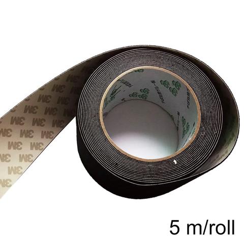 5M/Roll Black Felt Tape For Squeegee With Self Adhesive Glue Replacement Fabric Felt Edge For Scraper Car Wrap Tools A08-5M ► Photo 1/6