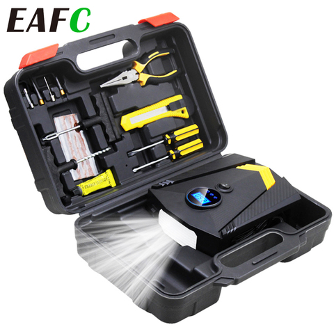 Air Pump High Pressure Compressor Full Set with Box Air Pump for Car Auto Tire Pump Portable Inflator Car Motorcycle Balloon ► Photo 1/6