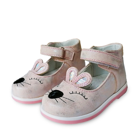 cute 1pair leather Shoes arch Support Orthopedic Children kids Fashion Shoes, New Girl single shoes ► Photo 1/1